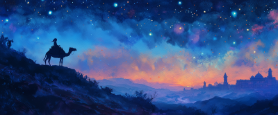 Dreamy Night Landscape