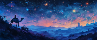 Dreamy Night Landscape