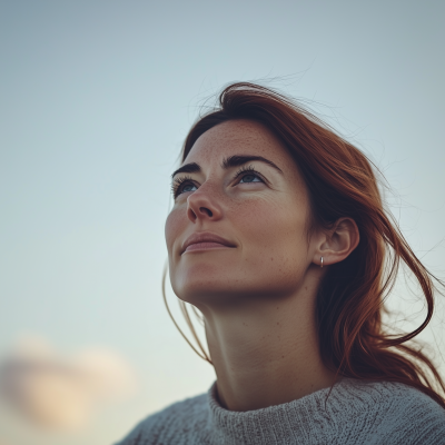 Optimistic Woman Portrait