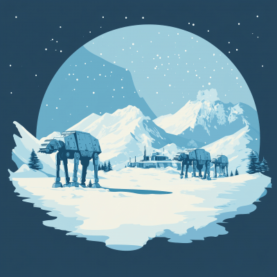 Icy Planet Hoth Clipart