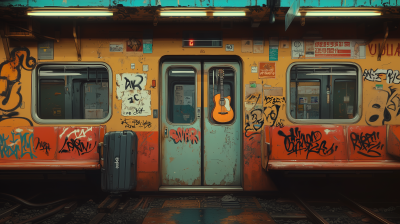 Graffiti Train Interior