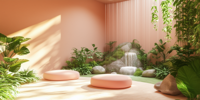 Zen Nature Inspired Office