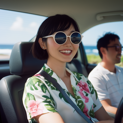 Joyful Ride by the Coast