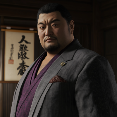 Japanese Yakuza Portrait