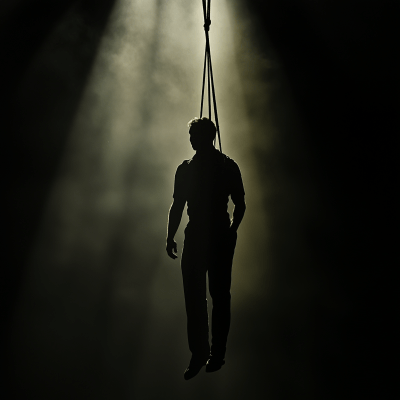 Silhouette of a Hanged Man