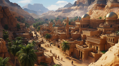 Ancient Desert City