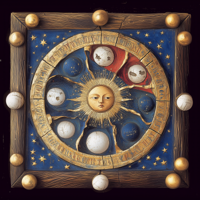 Medieval Celestial Bodies Miniature