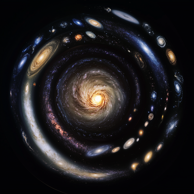 Galaxies’ Rotation and Redshift