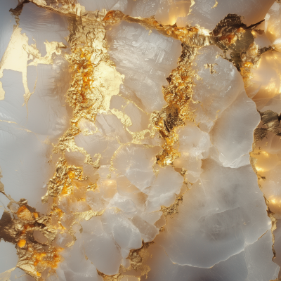 Gold in Quartz Veins