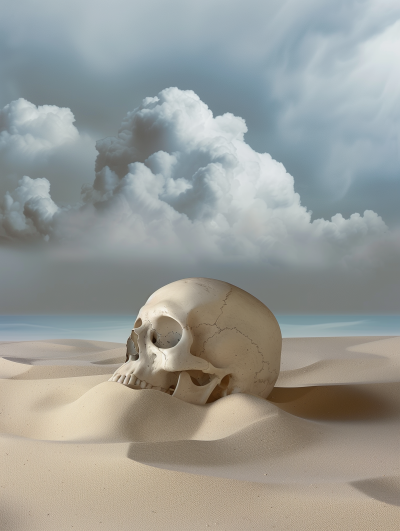 Skull in Sand