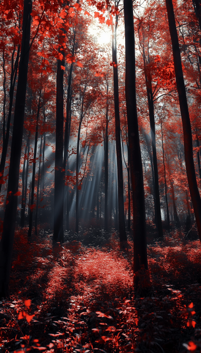 Cinematic Autumn Forest