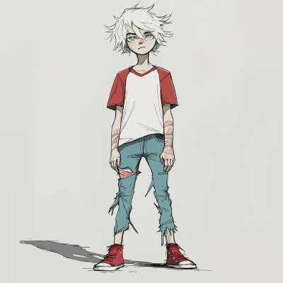 Character Design of Young Figure