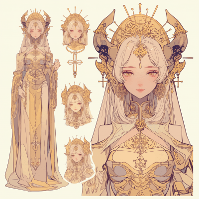 Sun Princess Character Design