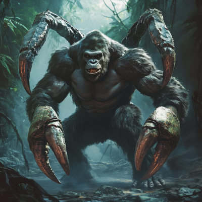 Gorilla with Crab Arms