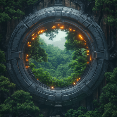 Futuristic Circular Portal