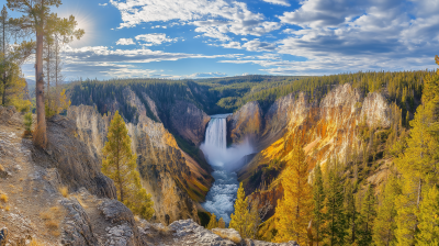 Lower Falls in Fall