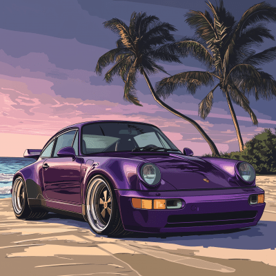 Amethyst Porsche 964