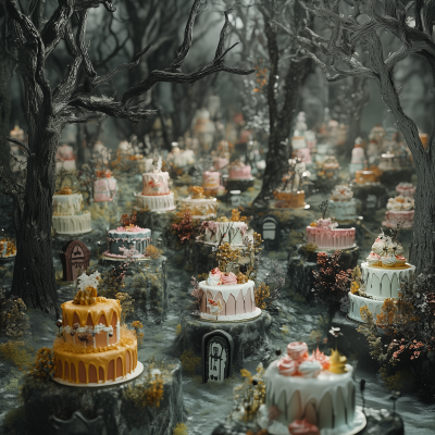 Creepy Cake Graveyard