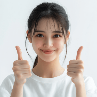 Japanese Girl Thumbs Up