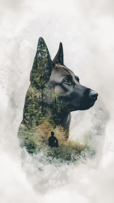 Double Exposure Belgian Malinois Book Cover