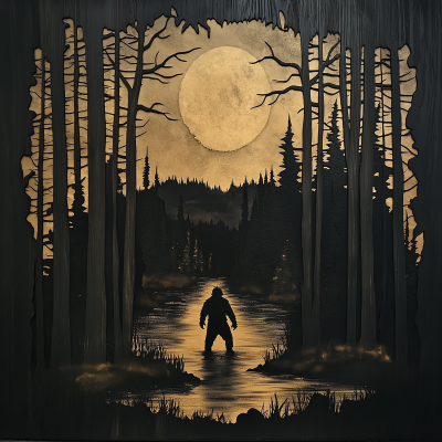 Moonlit Sasquatch