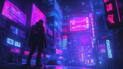 Cyberpunk Arcane Scene