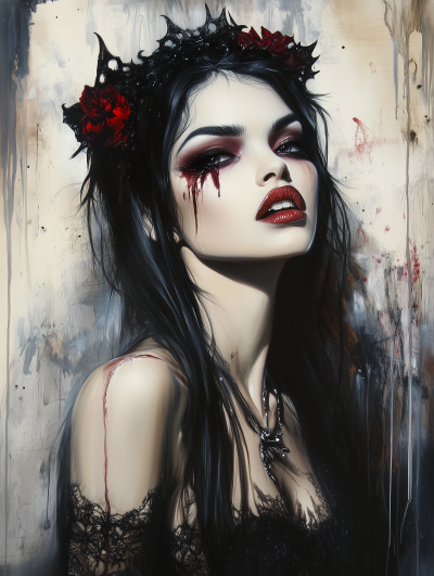 Beautiful Female Vampire