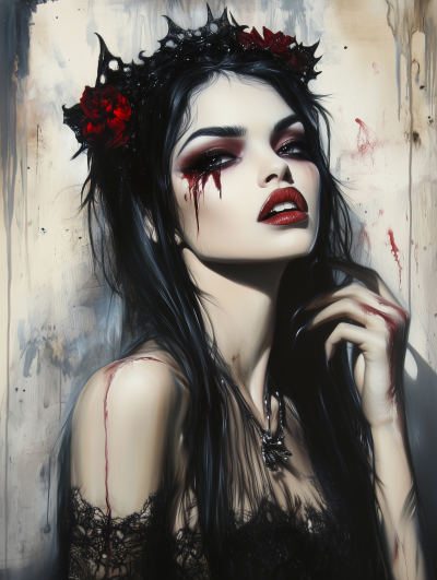 Beautiful Female Vampire