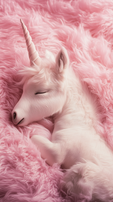 Sleeping Baby Unicorn