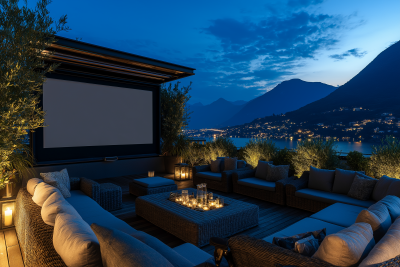 Outdoor Cinema at Lake Como