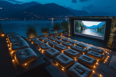 Open Cinema at Lake Como