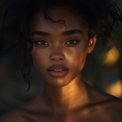 Luminous Sunset Portraiture