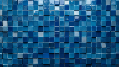 Blue Mosaic Pattern