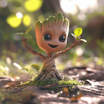 3D Animated Character Render