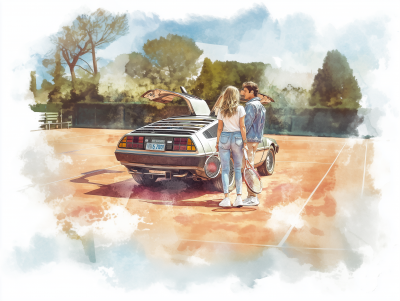 Back to the Future Tennis