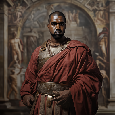 Kanye West as Roman Civilian