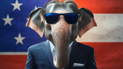 Elephant in Suit