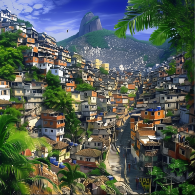 House in a Rio de Janeiro Favela