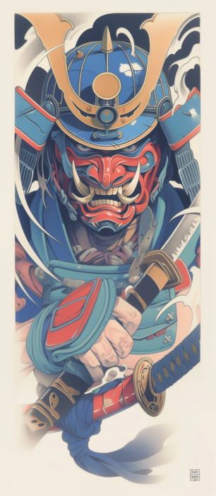 Samurai with Tattoos