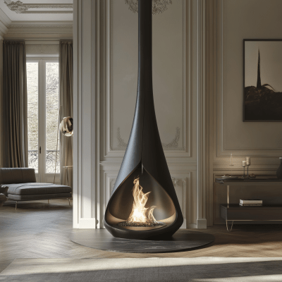 Minimalist Luxury Fireplace