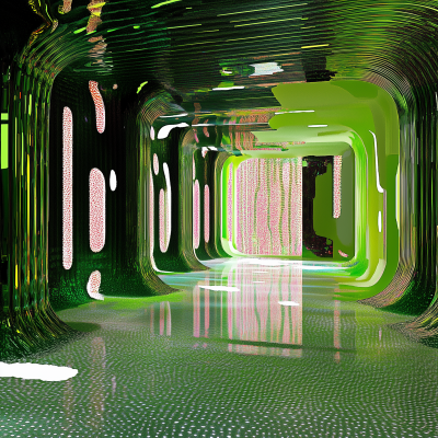 Futuristic Algae Interior