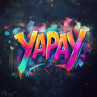 Colorful graffiti logo – YAPAY