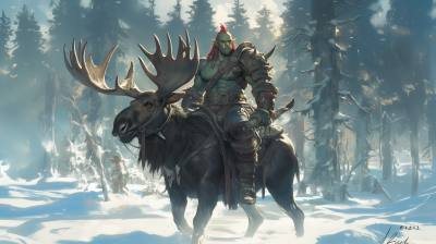 Orc Riding Moose