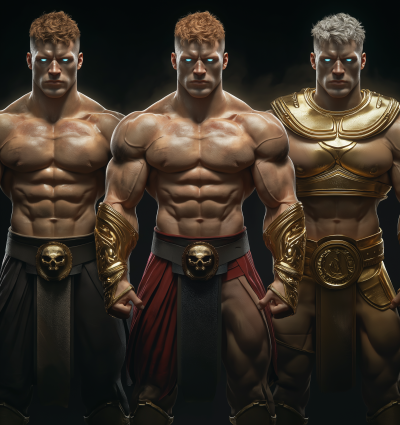 Muscular Gladiators