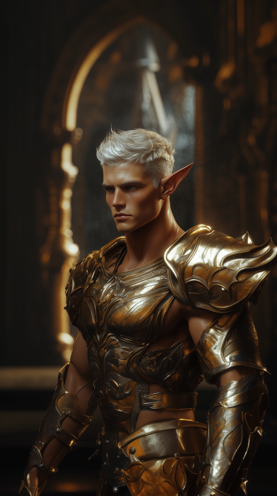 Handsome Elf Bodybuilder