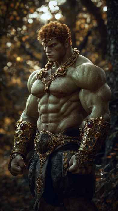 Muscular Orc Warrior