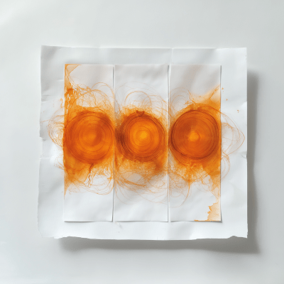 Abstract Orange Shields