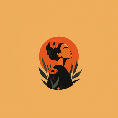 Organic Sunset Illustration