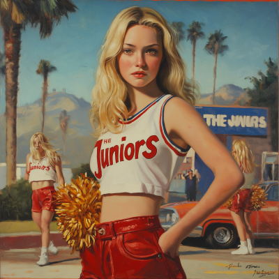 Cheerleader in Los Angeles