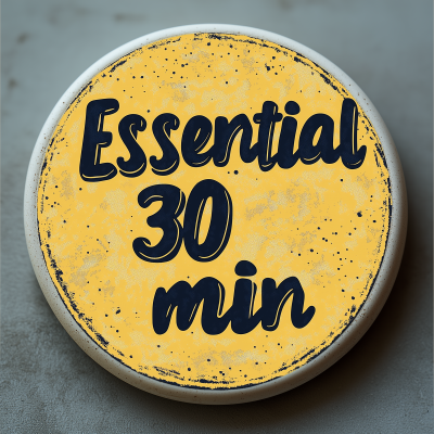 Essential 30 min Sticker